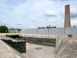 Campo de Concentracion de Sachsenhausen, paredón de fusilamiento